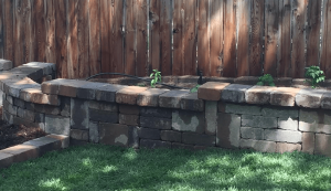 Block Retaining Wall On Hill | Above & Beyond Lawn & Landscaping