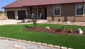 Fake Turf installed by Above & Beyond Lawn & Landscaping