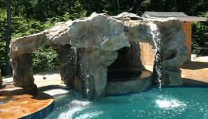 Pool Grotto | Above & Beyond Lawn & Landscaping